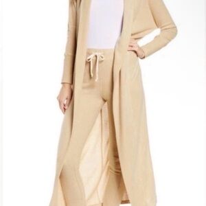 NWT! Free People And Chill Set - Stone/Camel Loungewear Cardigan and Joggers